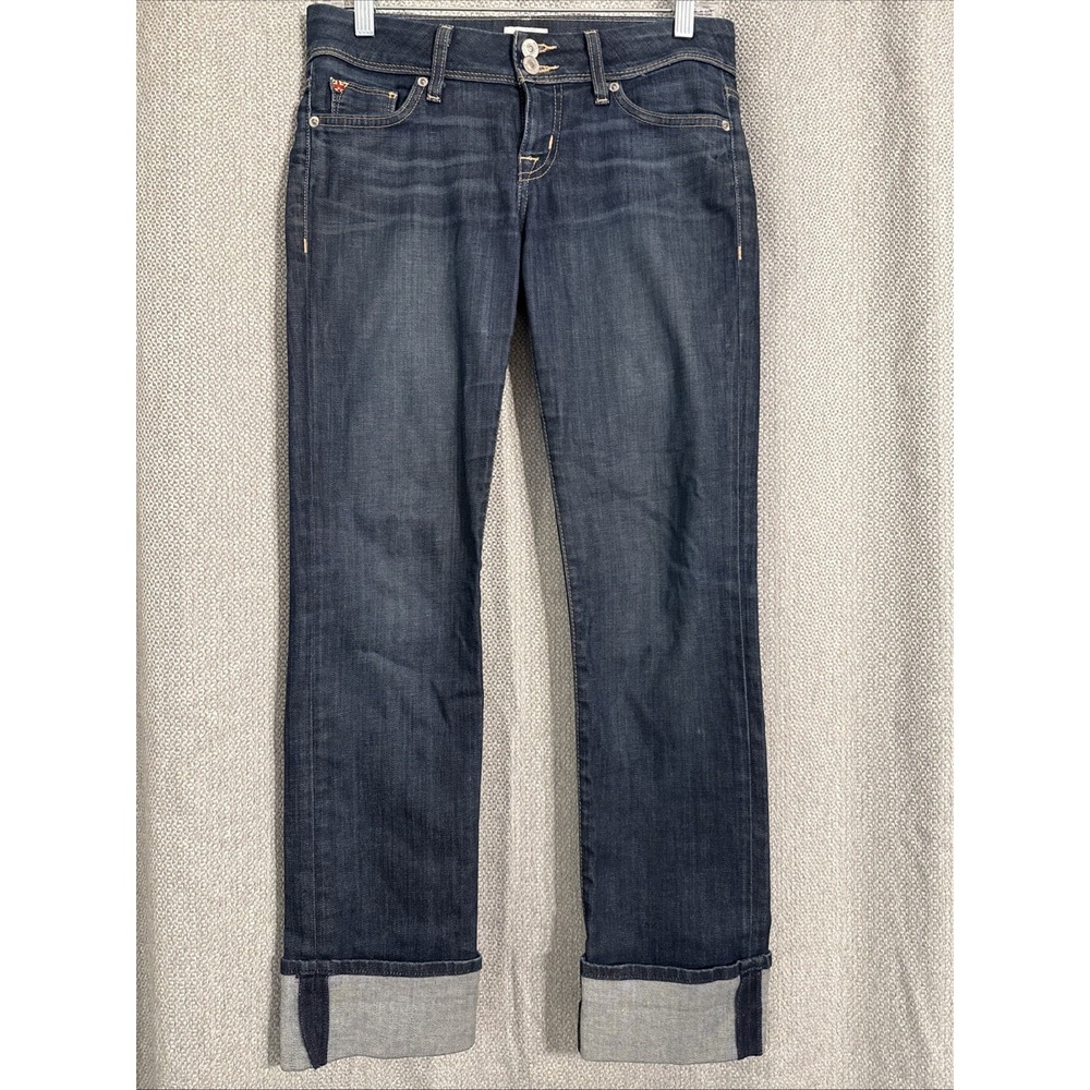 Hudson "Crop Ginny", Women's Jeans, Stretch, "Straight With Cuff", Size 26
